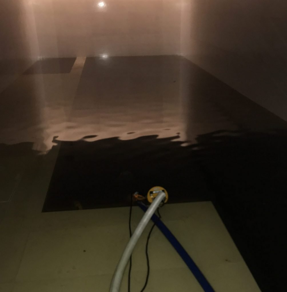 Flooded Basement by Hurricane