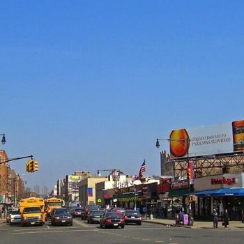 Sanitizing in Inwood, NYC