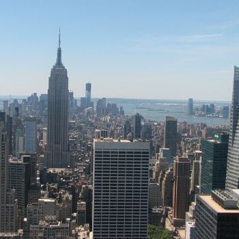 Sanitizing in Midtown, NYC