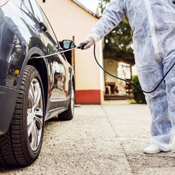 Motor vehicle disinfection services