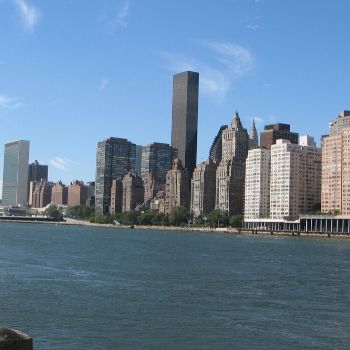 Sanitizing in Roosevelt Island, NYC