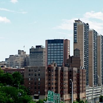 Sanitizing in Washington Heights, NY