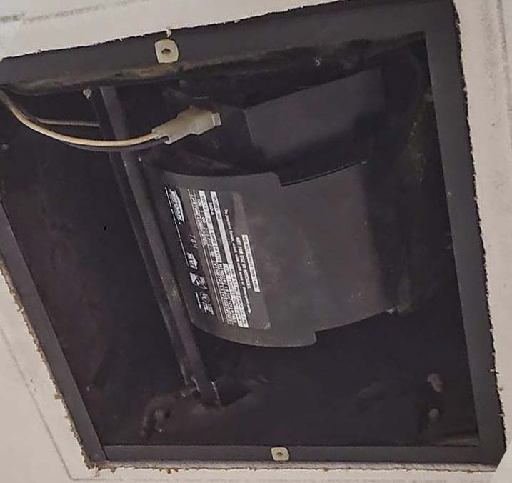 Bathroom vent cleaning