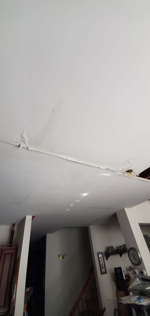 ceiling overloaded with water new jersy