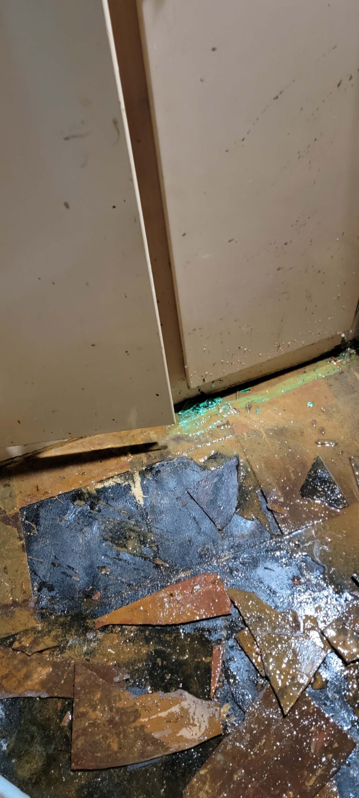 water damage mitigation process in flushing ny