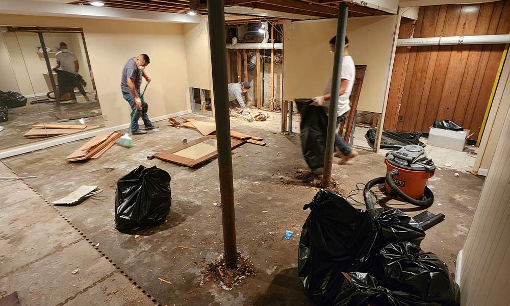 water damage properties removal