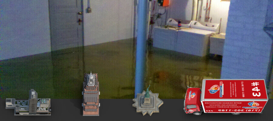 flooded basement new york city